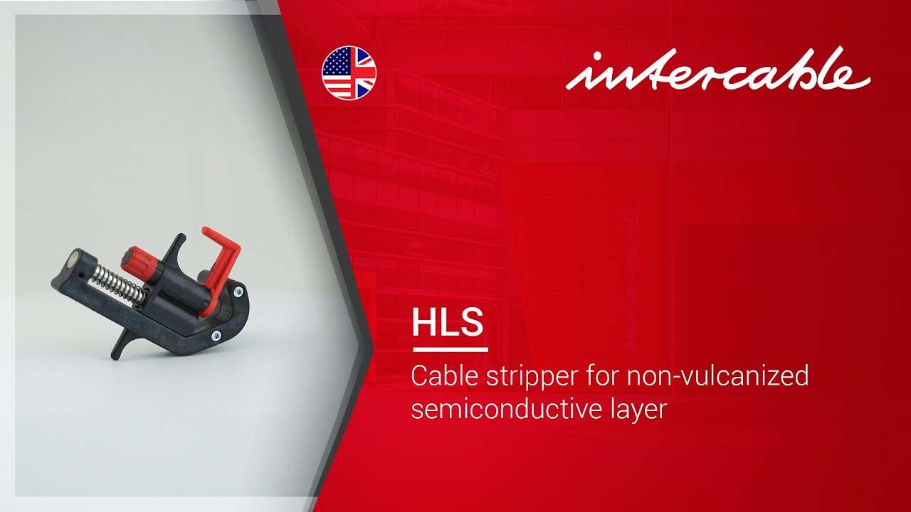 Application: HLS Cable stripper for non-vulcanized semiconductive layer - INTERCABLE