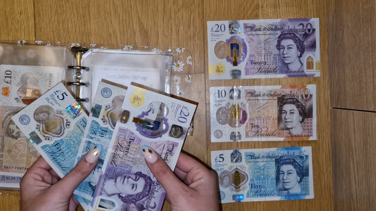 Rollover UK Cash Stuffing £100 - low income budget | BudgetWithMads