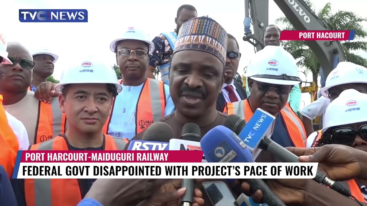 FG Decries Slow Pace of Work on Port Harcourt-Maiduguri Railway by CCECC