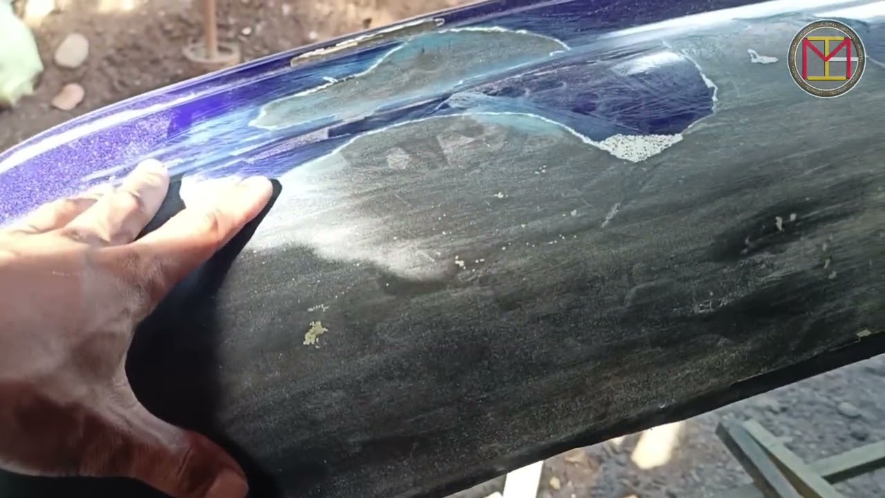 Isa sa mga Diskarte ko sa pagpipintura ng Plastic Bumper na Malala ang Kahimtang