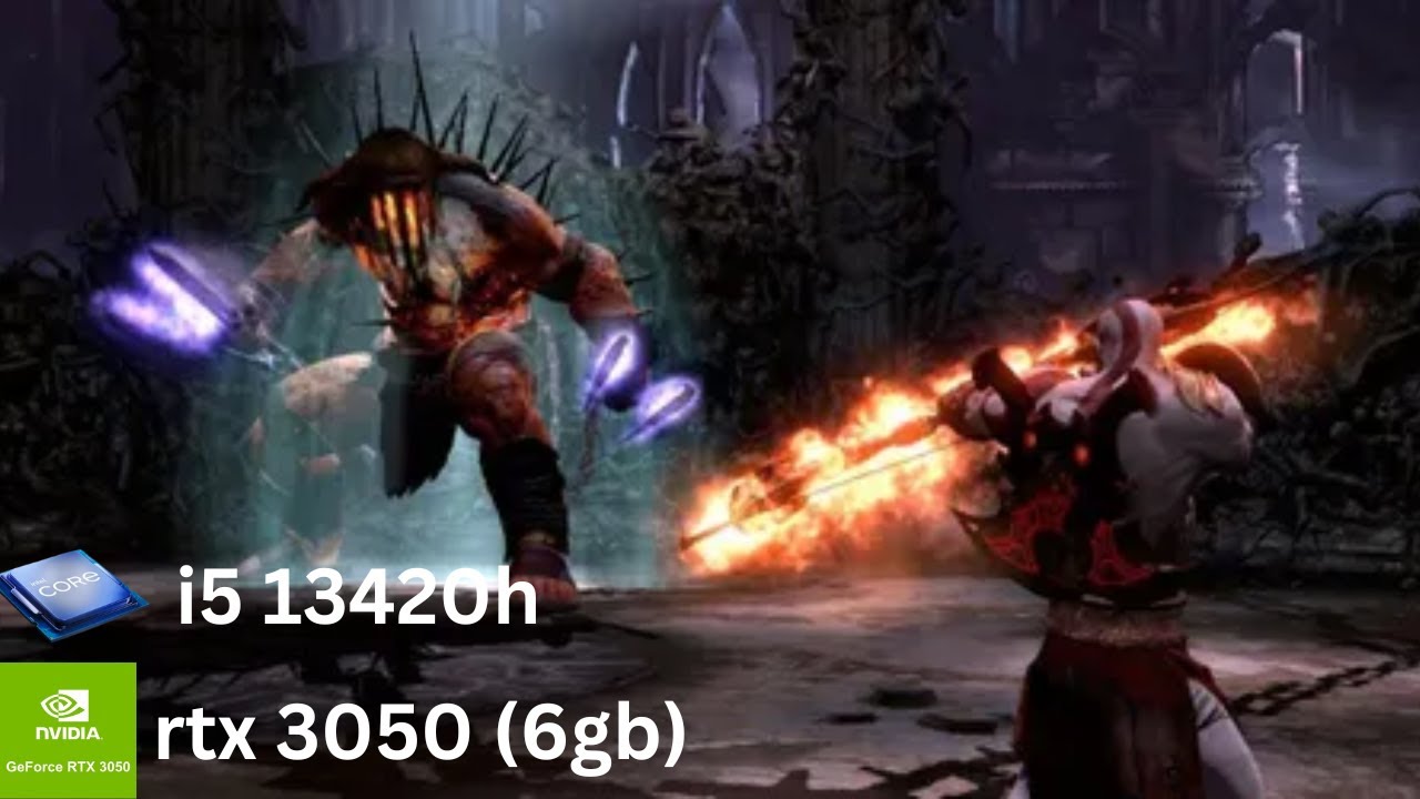 God of War 3 Pc Gameplay RPCS3_____i5 13420h+RTX 3050 (6gb)+16 GB Ram 