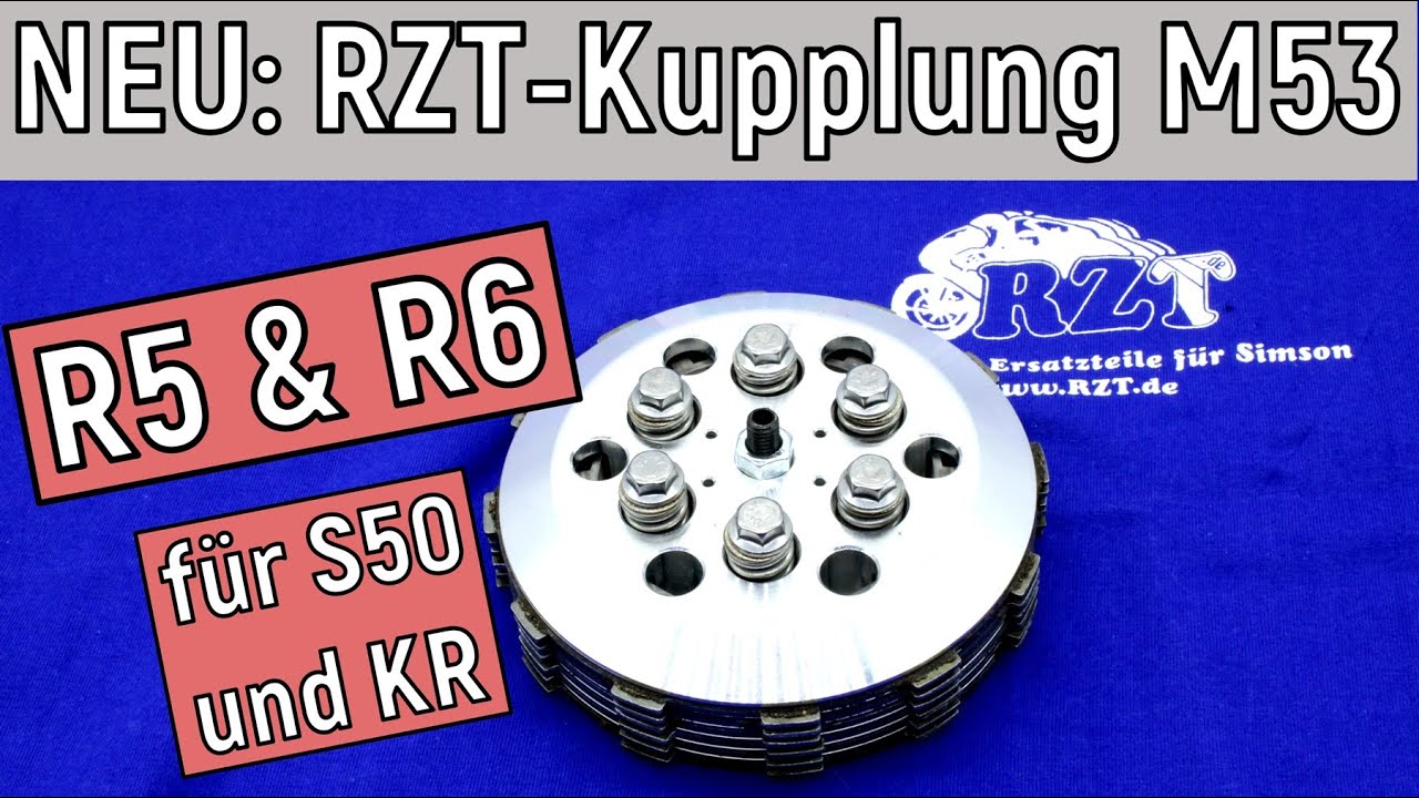 RZT-Kupplung M53 (für S50, KR, SR4) NEUVORSTELLUNG