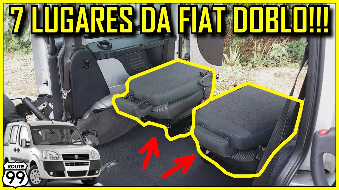 COMO SÃO OS 7 LUGARES DA FIAT DOBLO | CORTES DO ROUTE 99