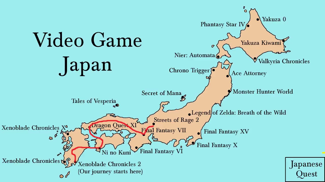 Japanese Quest #1 - Learn Japanese from Xenoblade 2: Episode 1 - The Power of Hiragana