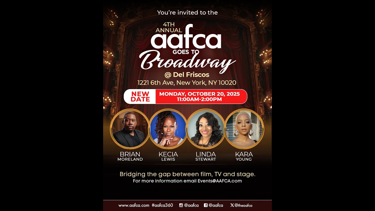 AAFCA Goes to Broadway Honoring Keisha Lewis, Kara Young, Linda Stuart and Brian Moreland