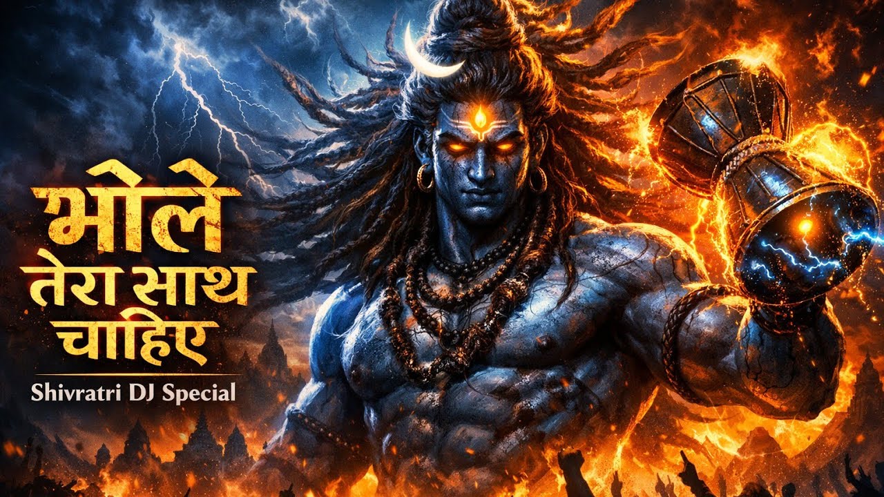 Bhole Tera Sath Chahiye | Shivratri Special DJ Song 2026 | Tandav Bass | Mahadev Dance Anthem
