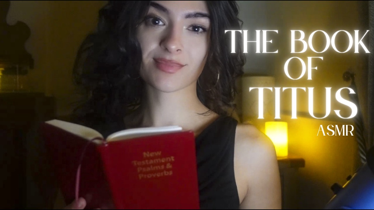 ASMR Bible Reading | Book Of Titus| Relaxing Christian ASMR