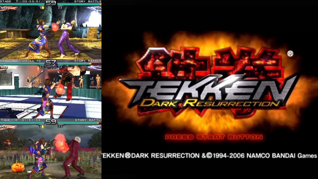 Anna Williams Tekken 5 Dark Resurrection Gameplay (02/10)