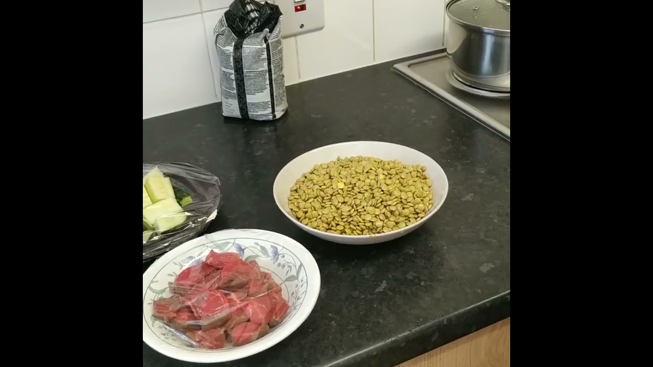 simple baby food ( Green Lentils)