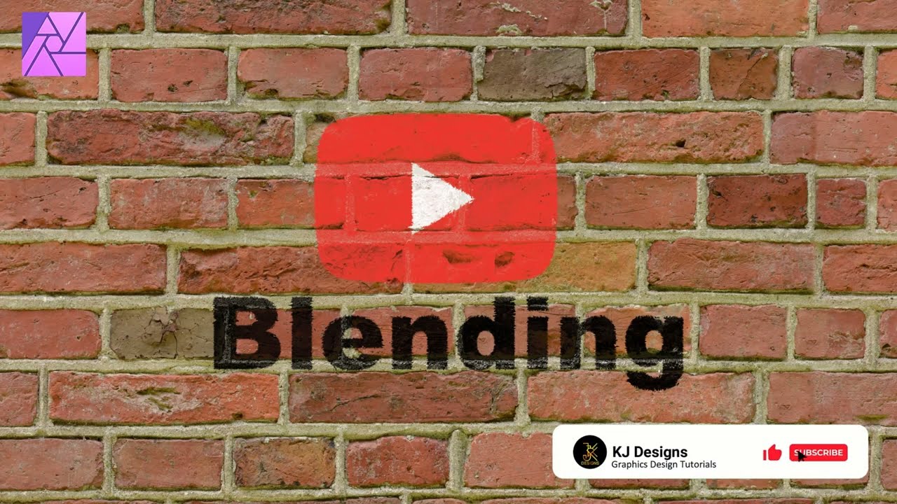 How to Blend your Logo on a Surface in Affinity Photo | Affinity Photo Tutorial