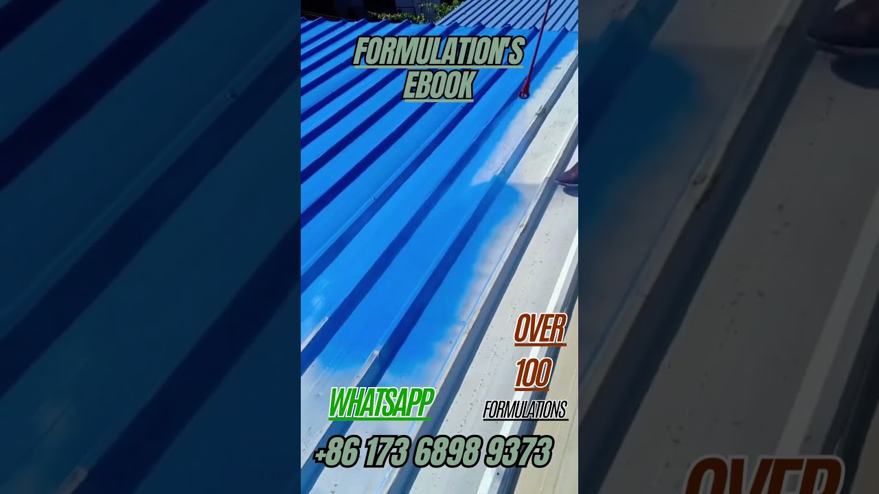 WATERPROOFING PAINT/COATINGS FORMULATIONS.PAINT RAW MATERIALS PAINT FORMULATIONS MODERN FORMULATIONS
