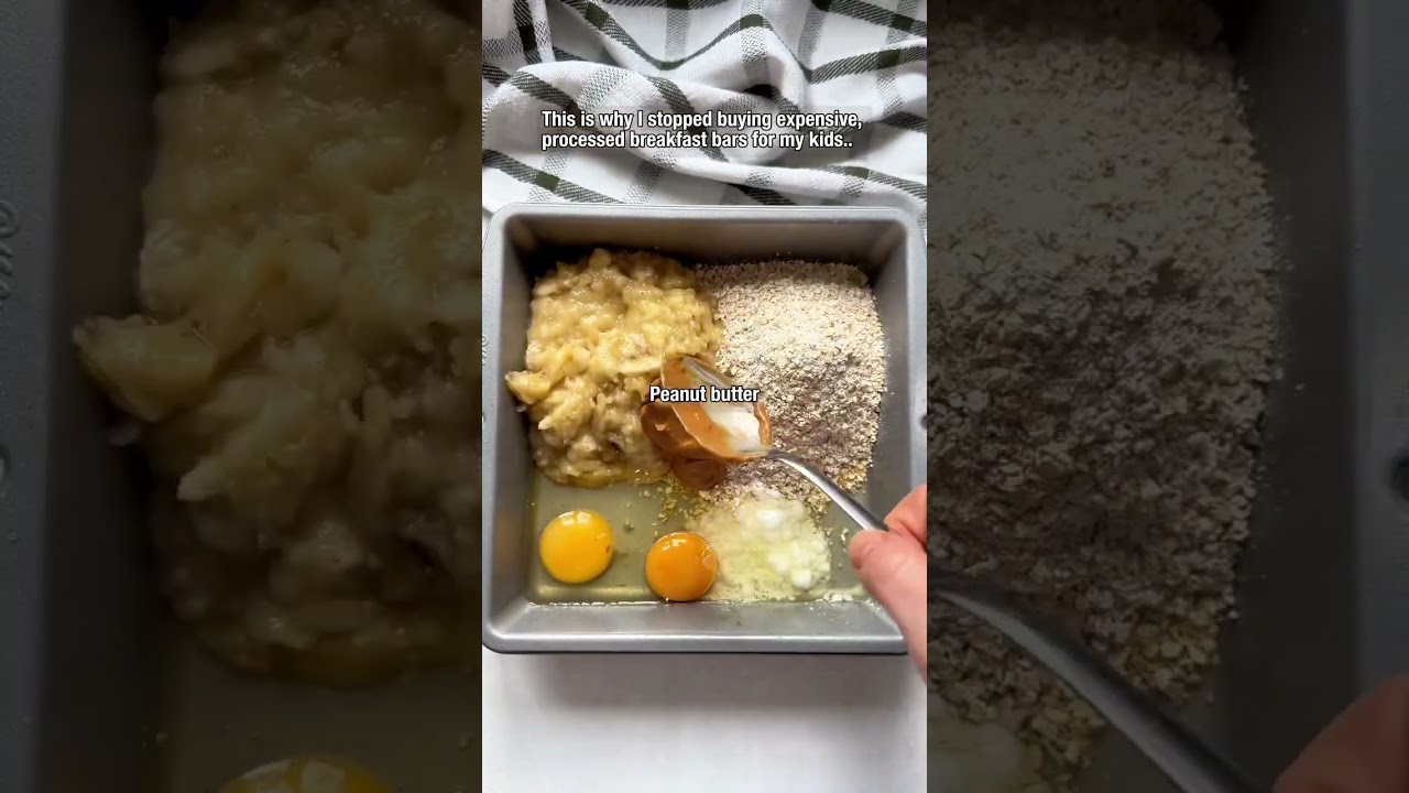 Banana Breakfast Slice | Baby Led Weaning Recipes | BLW #blw #babyledweaning