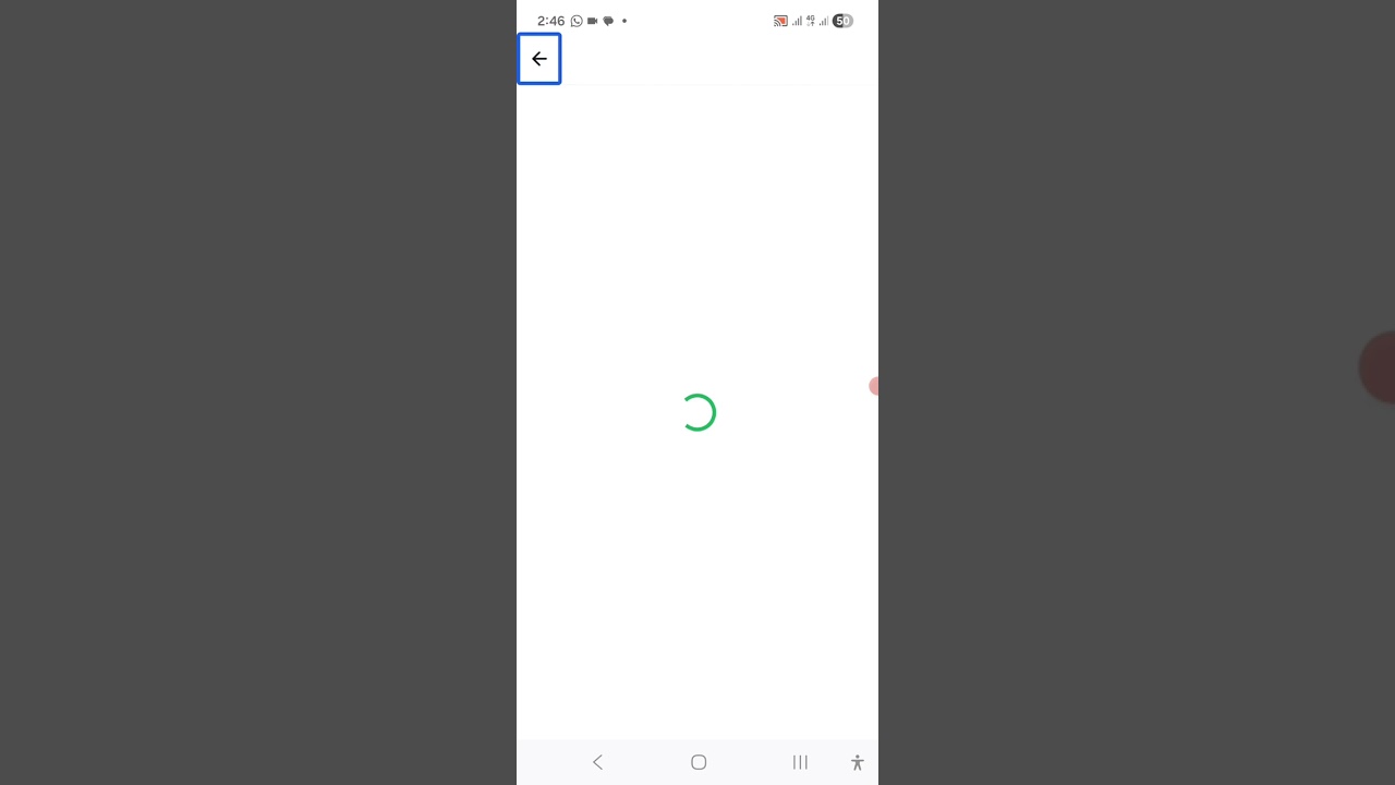 How to use two step verification in WhatsApp with TalkBack blind users step by step