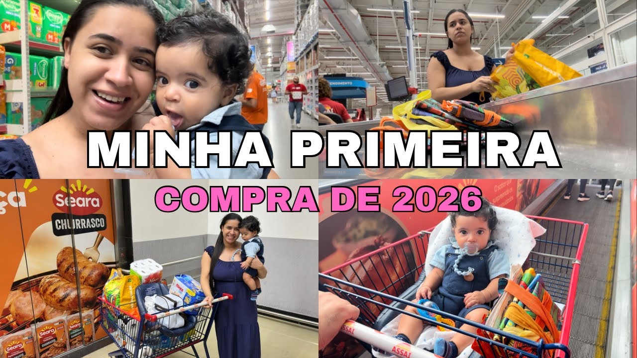 PRIMEIRA COMPRA DO MÊS DE 2026 | Preços e Economia 🛒🤑✨
