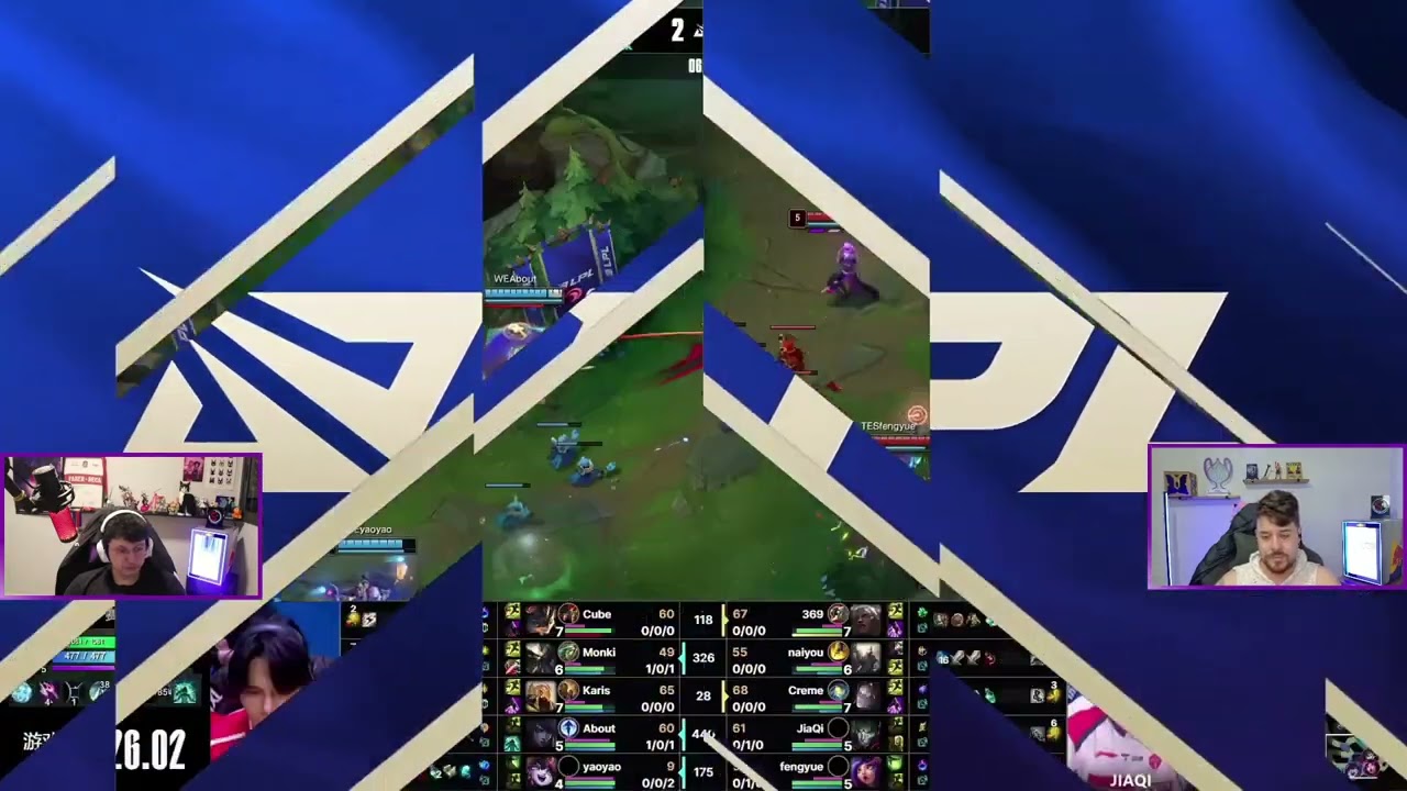 TES x WE | Jogo 1 - MD5 | Play-In | LPL Split 1 - 2026 | Ilha das Lendas