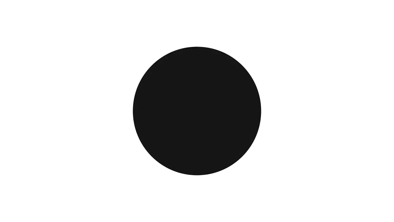 Calming Baby Visual | Black & White Circle Appearing & Disappearing (0–1 Month)