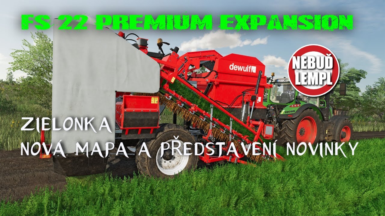 FS22 CZ gameplay PREMIUM EDITION Zielonka