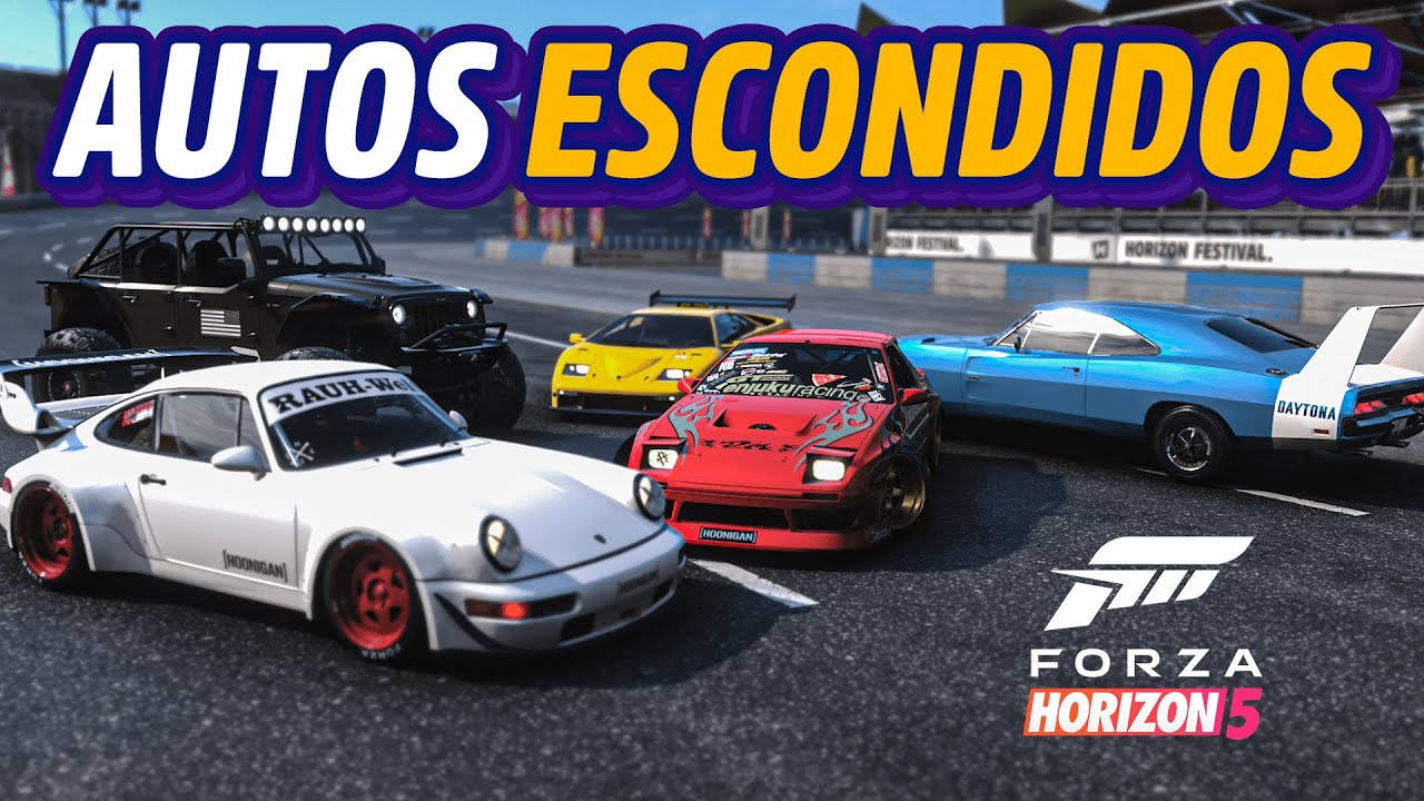 Consigue los autos secretos de Forza Horizon 5