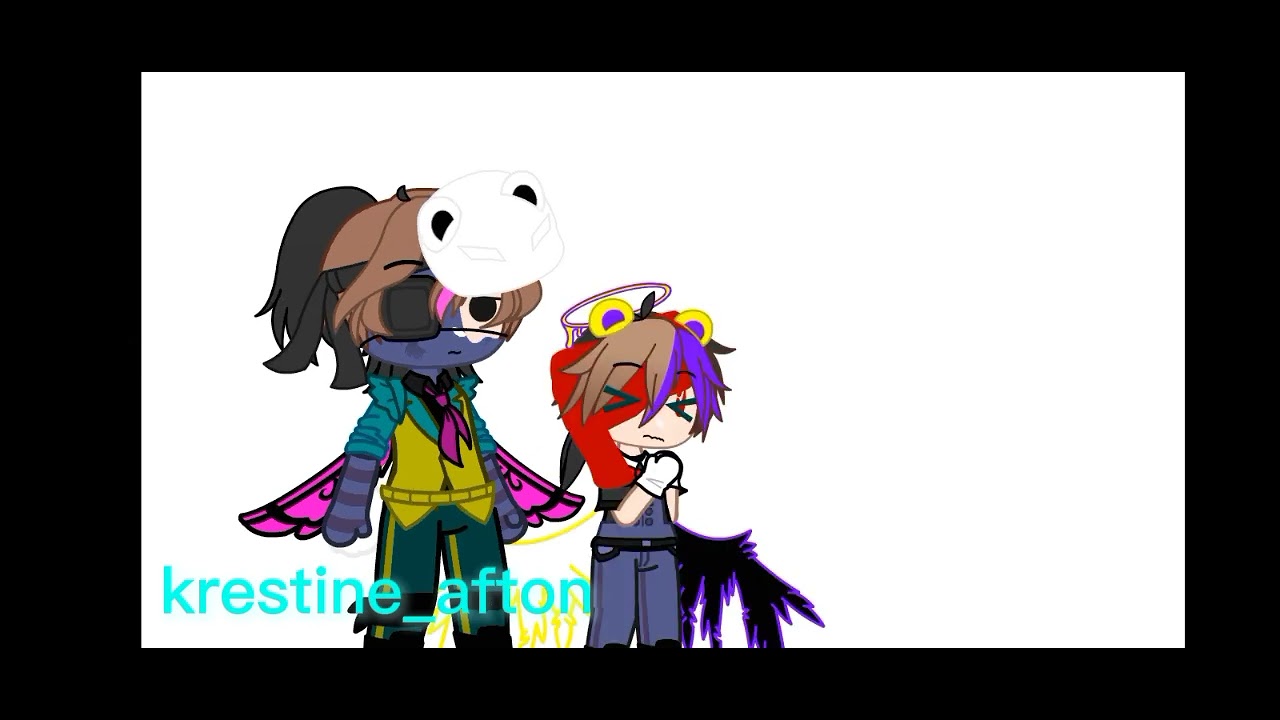 Afton family + Henry react to thier each other ships gacha club [#gachaclub #capcat #youtubershort ]