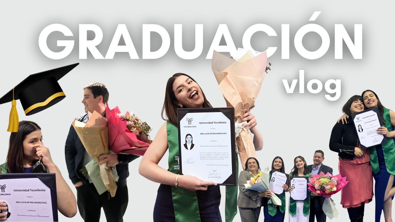 VLOG el día de mi graduación 🎓(grwm, ceremonia y recap de enero)