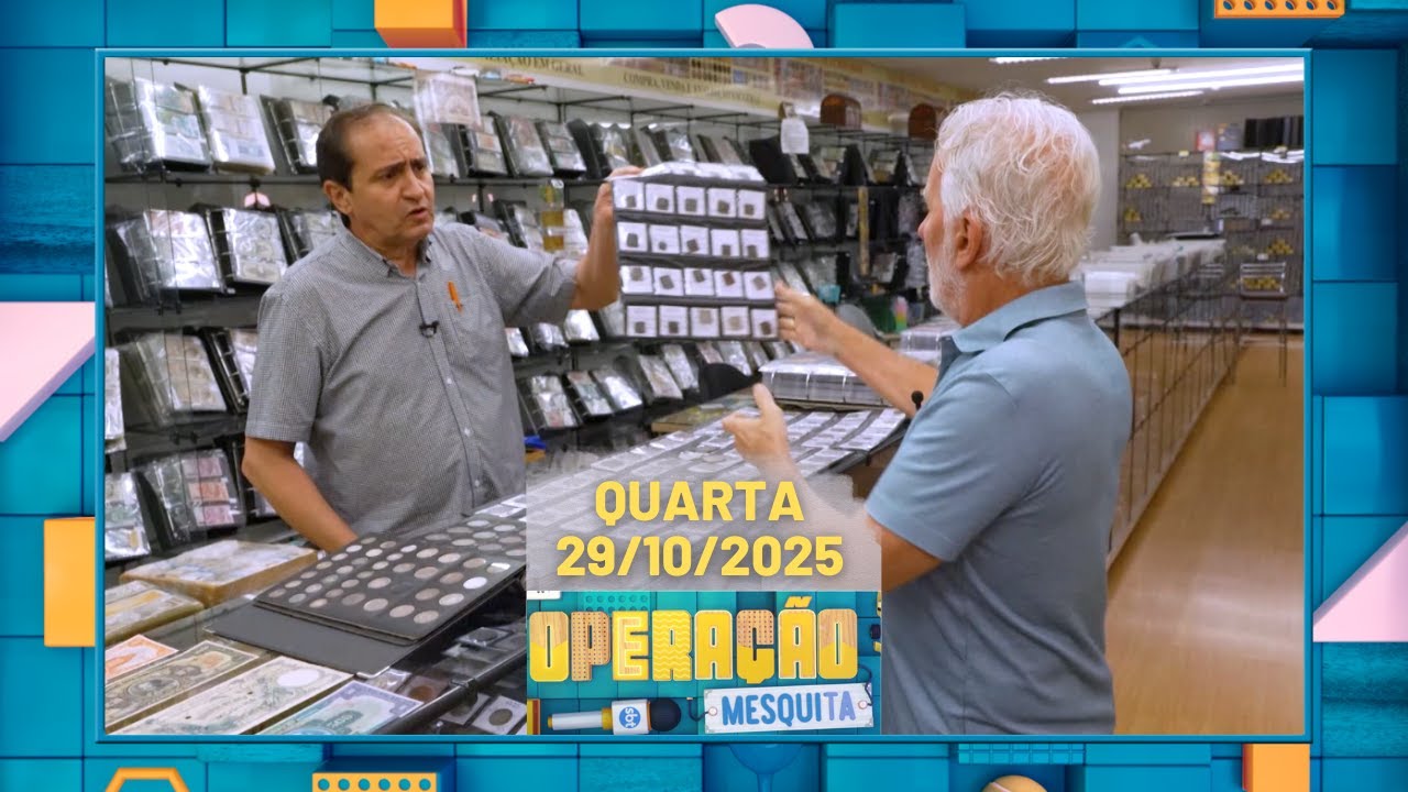 Operação Mesquita 29/10/2025 - Coleção de Dinheiro