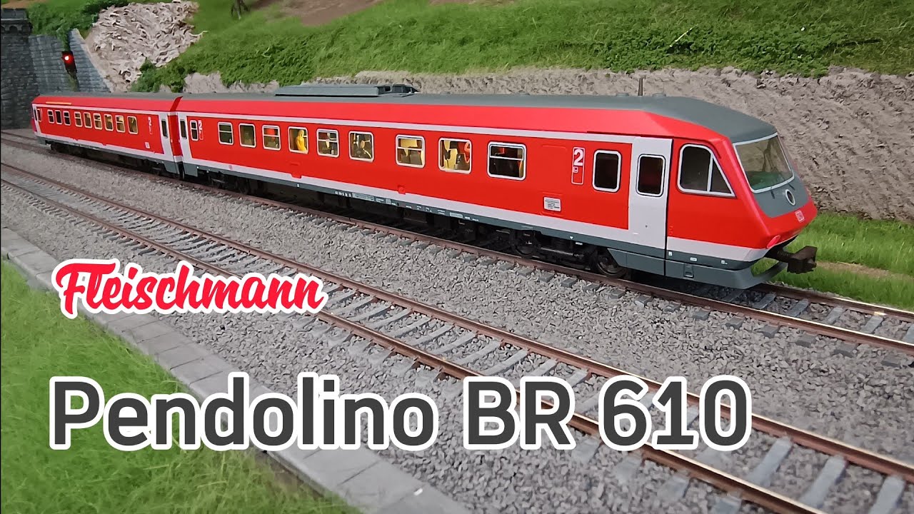 Pendolino BR 610 der DB AG von Fleischmann mit ESU Loksound 5. BR 218 054 & 218 410. Modellbahn.