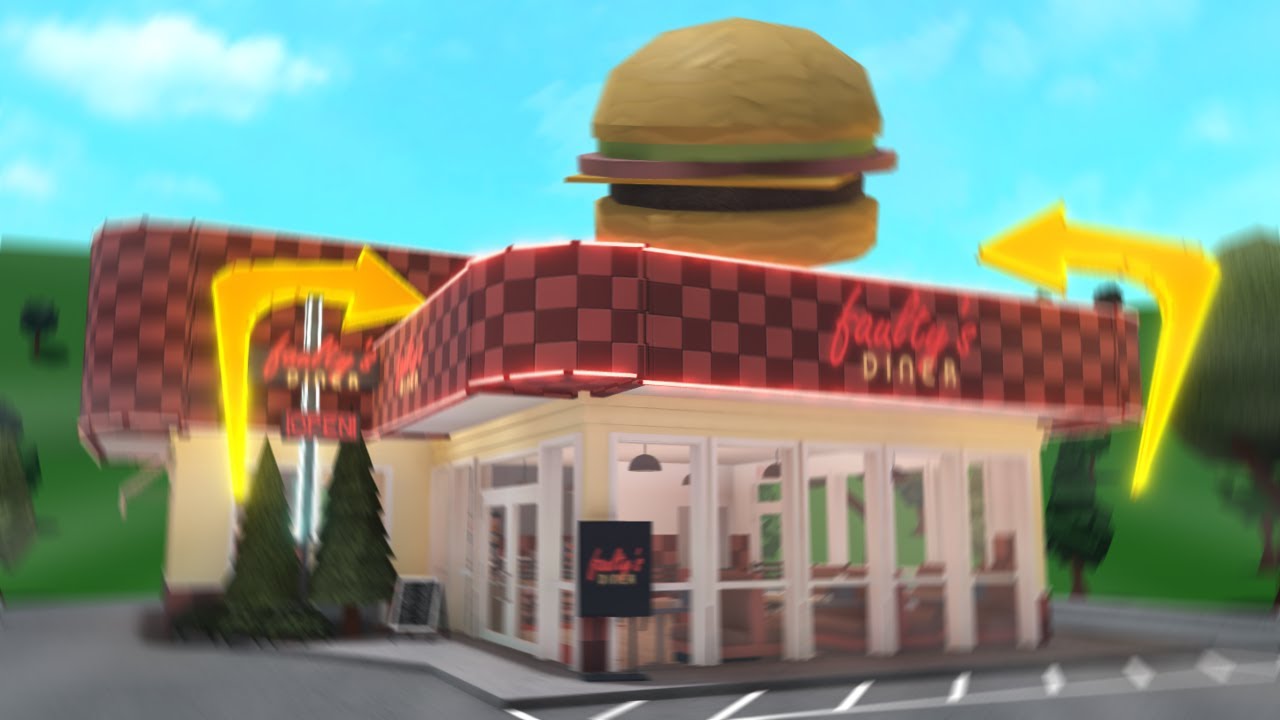 Building a Retro Diner in Bloxburg