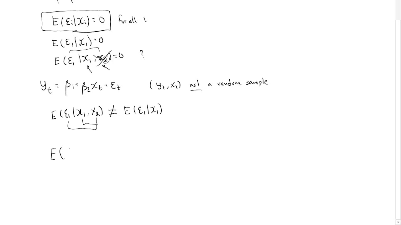 LRM with time series data – the static model