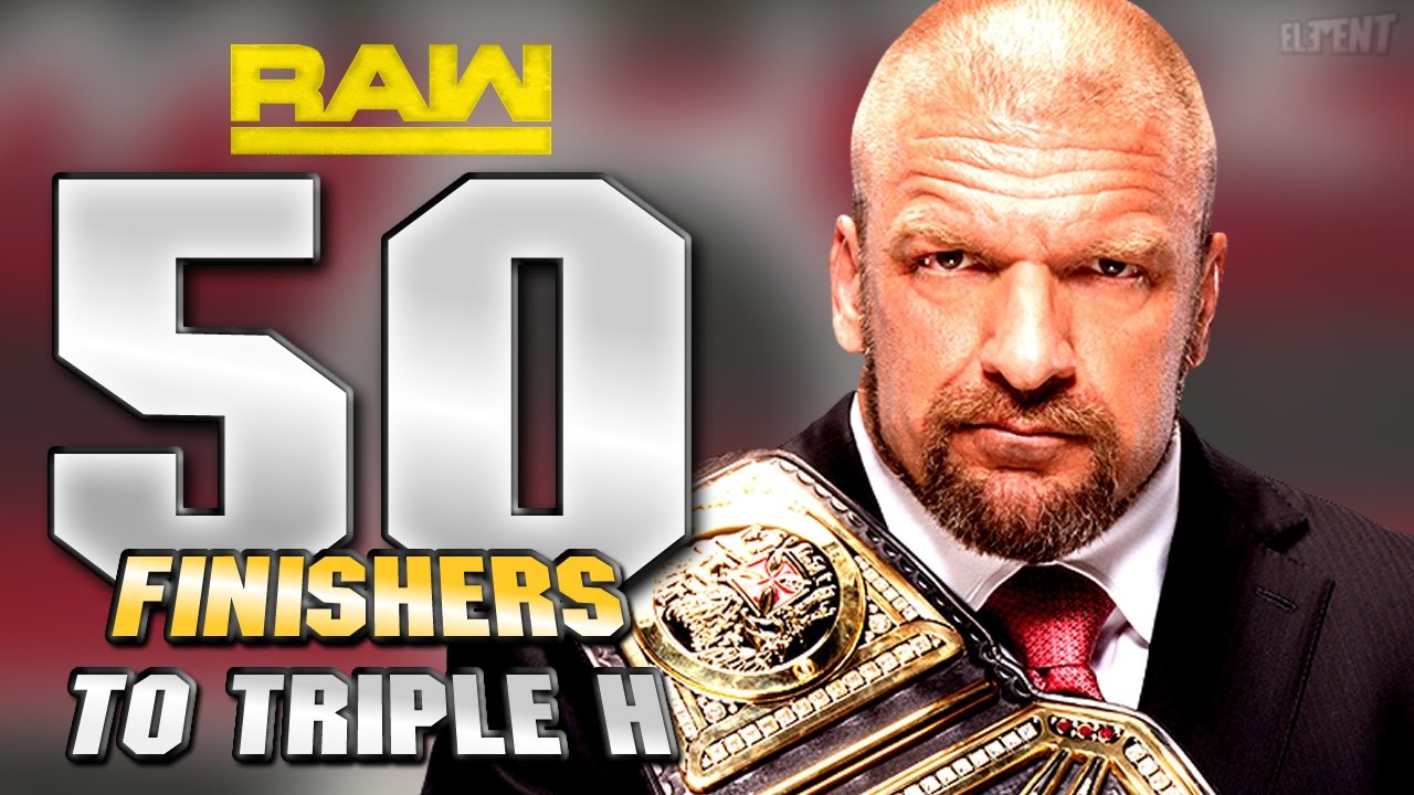 WWE Games  - 50 Finishers To Triple H!