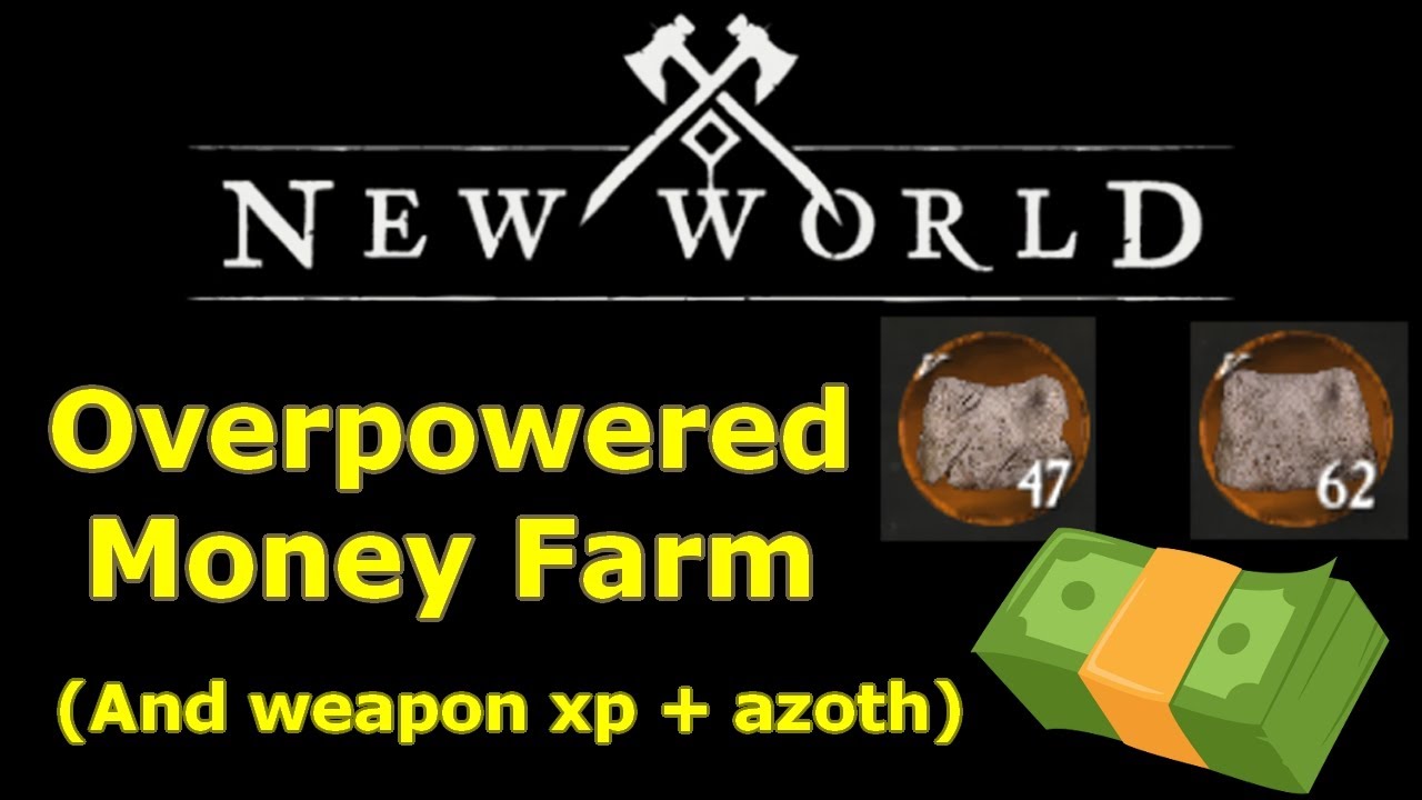 OP New World money farm, CRAZY legendary hides, weapon xp, and Azoth per hour