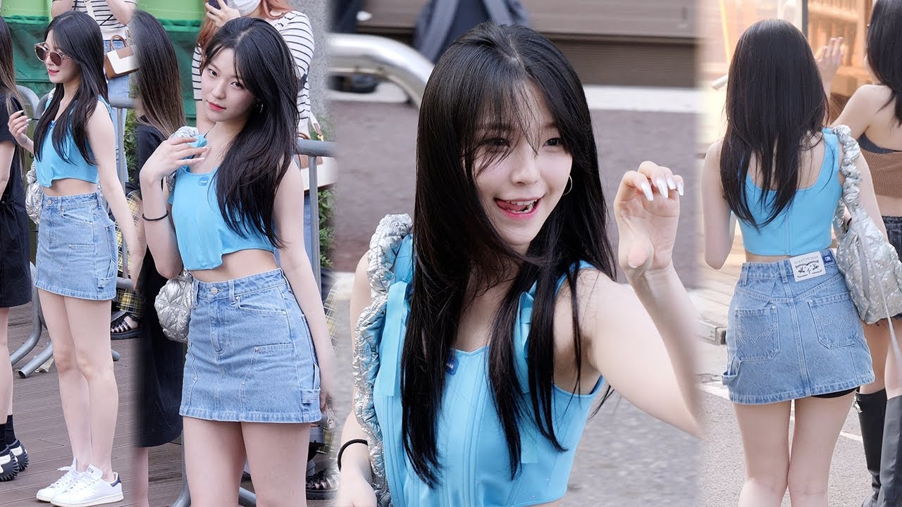 프로미스나인 백지헌 직캠 (fromis_9 JIHEON) @ 뮤직뱅크 출근길｜230616