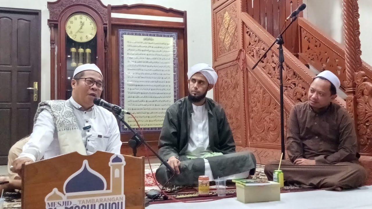 Majelis Ta'lim Raudhatul Anwar Masjid Al Maslahah Tambarangan Bersama Syekh Ziyad 