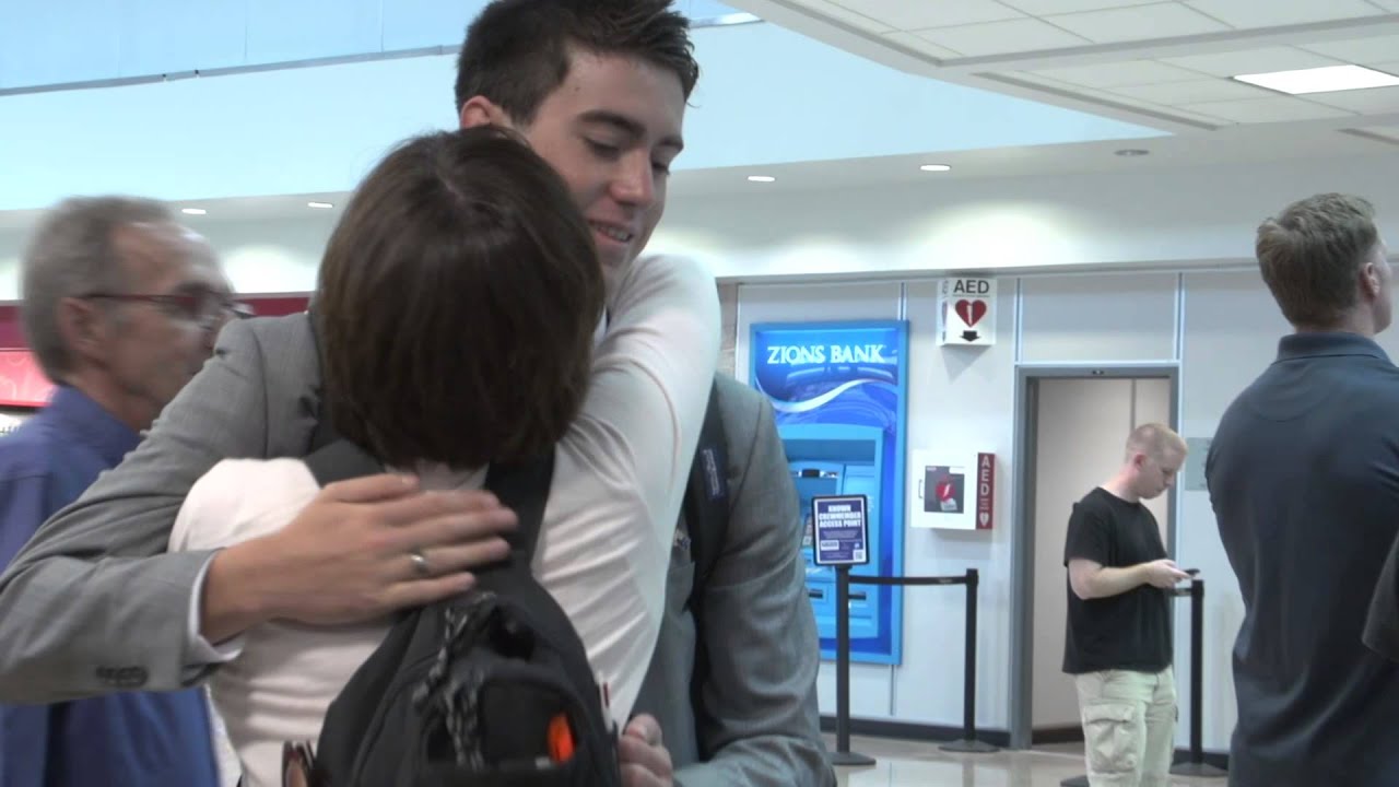 Geoffrey leaving for his LDS mission to New Zealand