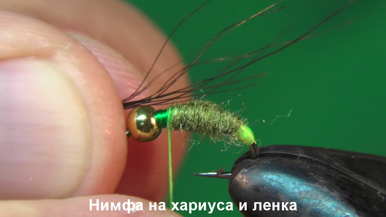 Нимфа на хариуса и ленка