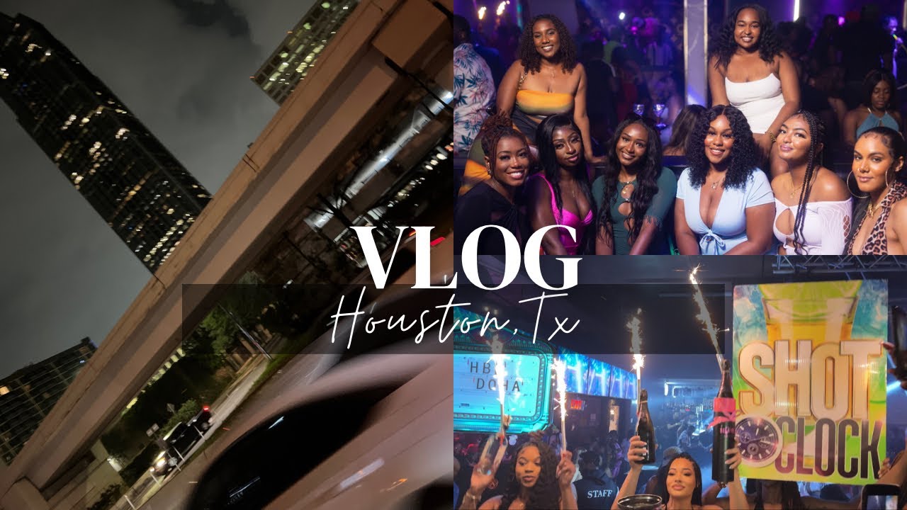 TRAVEL VLOG| HOUSTON GIRLS TRIP 2022 | ADDRESS, KAMP, O2 LOUNGE and more| OMG I MET @JiDion?!?!?!!