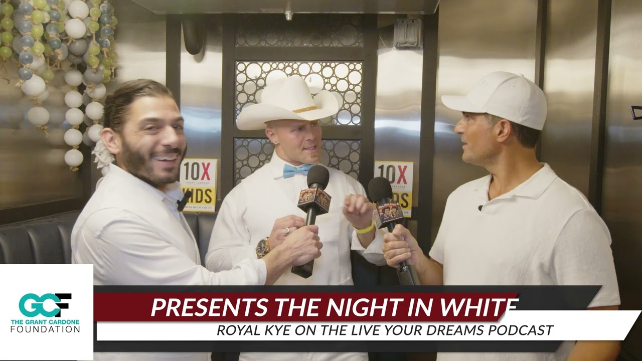 The Miracle Man Royal Kye Discuses his Journey During The Grant Cardone Foundation Night In White