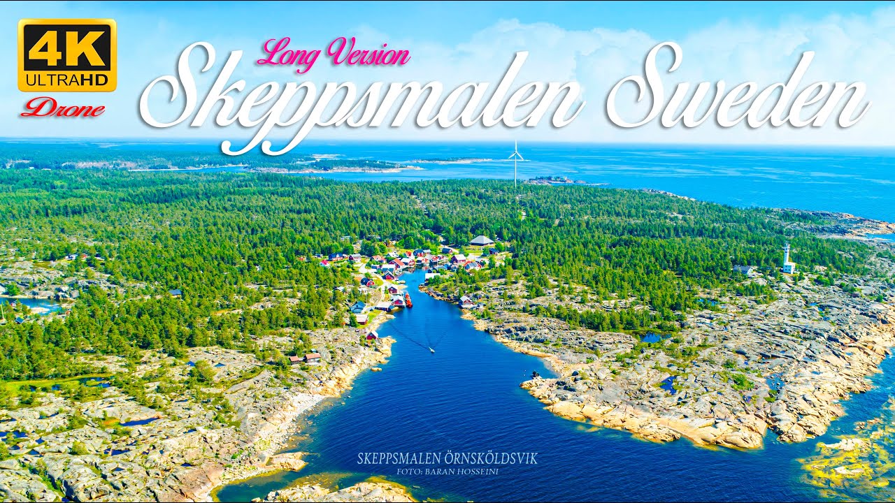 Skeppsmalen: Sweden’s Sunniest Beach | Relaxing Drone Footage for Calm & Meditation ☀️🌊