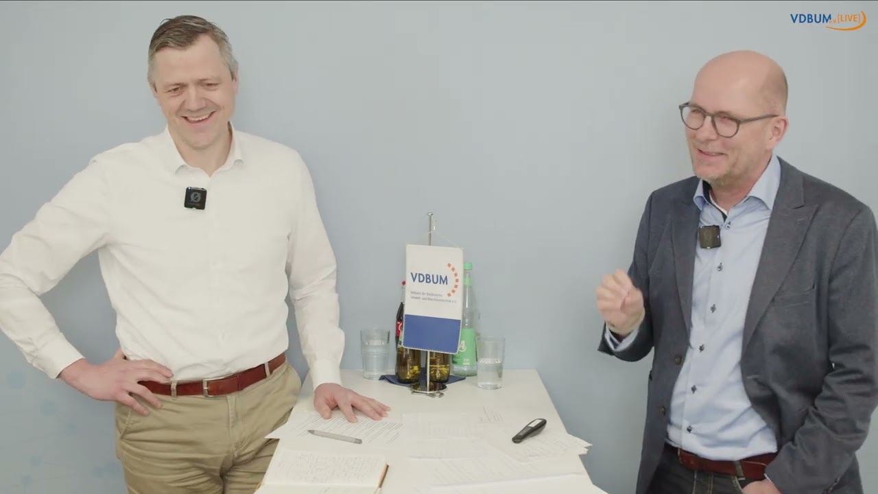 VDBUM Digitalforum: Warum die Baumaschine der Schlüssel zur digitalen Erdbaustelle ist