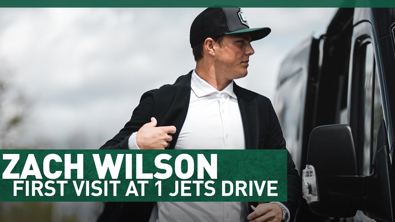 Zach Wilson Arrives At 1 Jets Drive | The New York Jets | NFL
