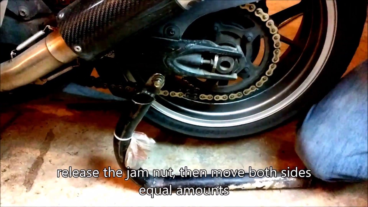 zx14 chain adjustment