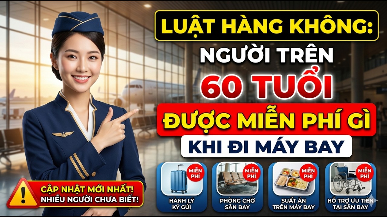 7 Quyền Lợi Khi Đi Máy Bay Cho Người Lớn Tuổi  Cô Chú Nên Biết Trước Khi Ra Sân Bay