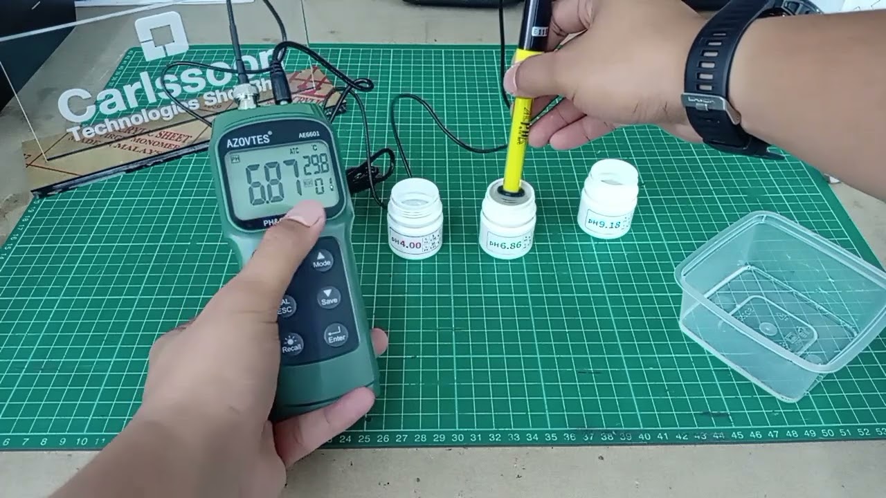 AZVOTEST_pH Meter_AE6601_Video demonstration