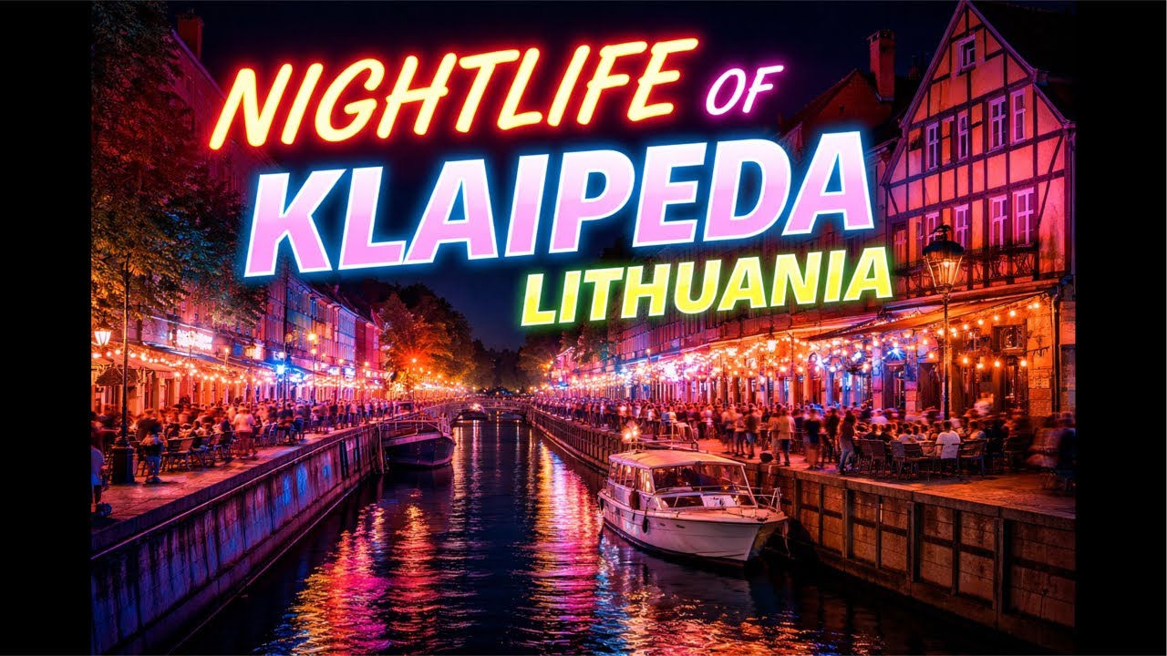 Night life Klaipeda, Lithuania 🇱🇹