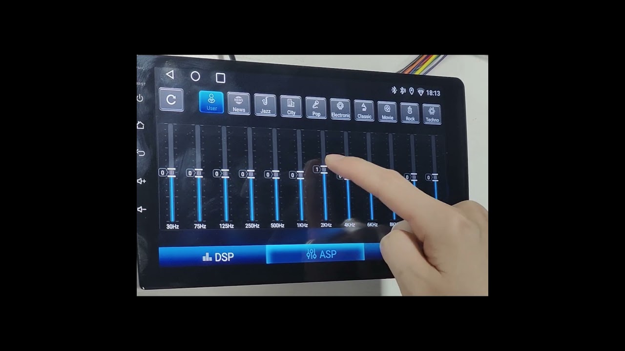 How to Adjust the DSP Settings for LOVPOI Android Car Stereo?