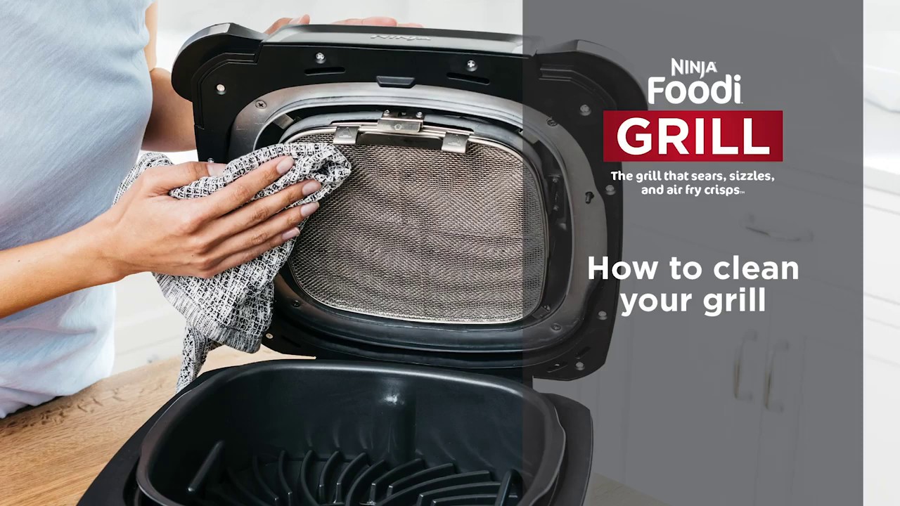 How to clean the Ninja Foodi Grill AG301