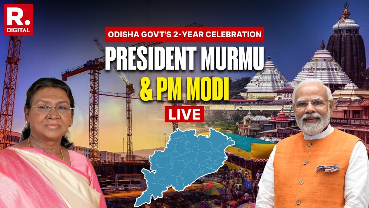 LIVE: President Murmu, PM Modi Participate In Odisha Government's Two-Year Completion Programme