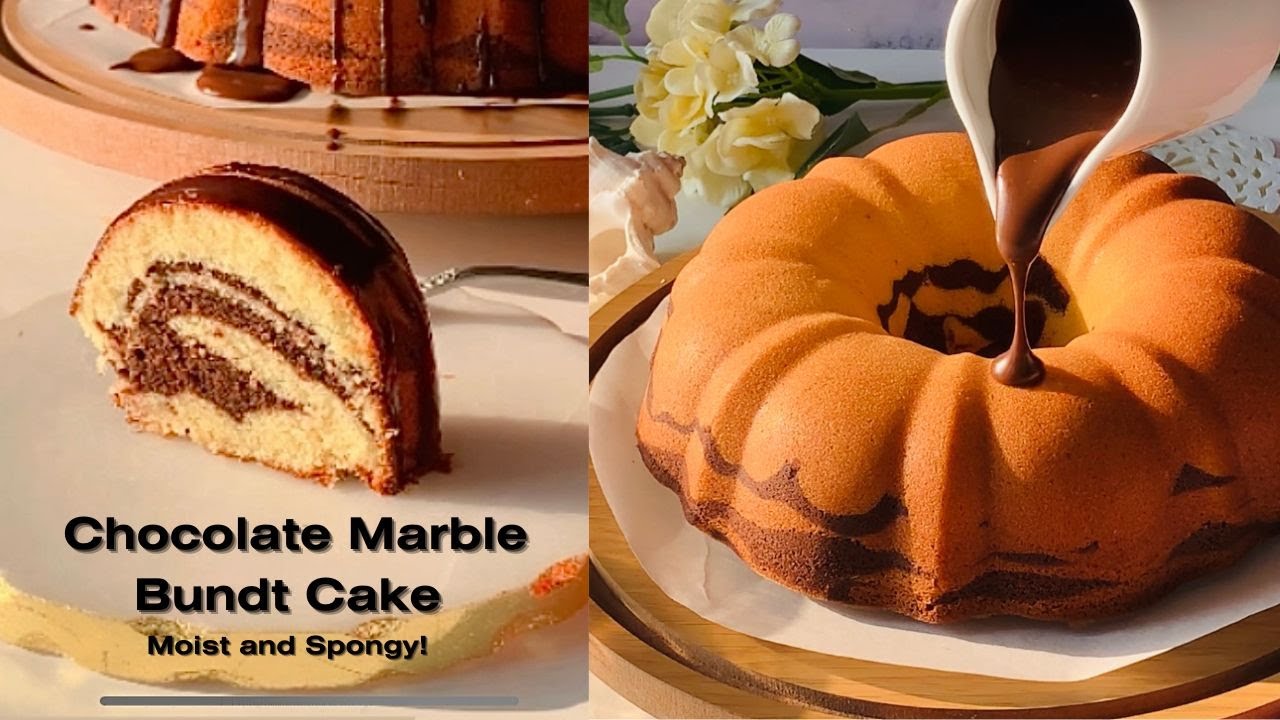 Влажный шоколадный мраморный кекс &laquo;Бундт&raquo; / Как приготовить этот классический мраморный кекс / Су...