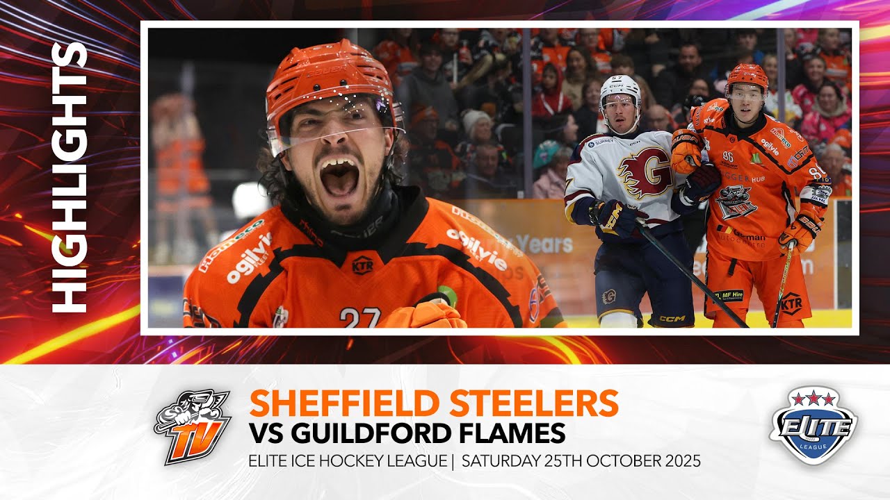 Sheffield Steelers v Guildford Flames - Elite League - 25th October 2025
