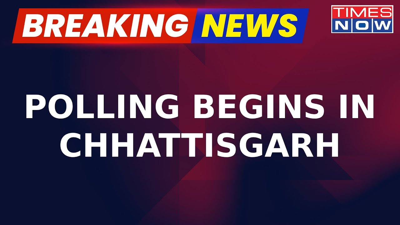 Breaking News: Polling Begins In Chhattisgarh, Vote For 20 Seats In Phase 1 | English News