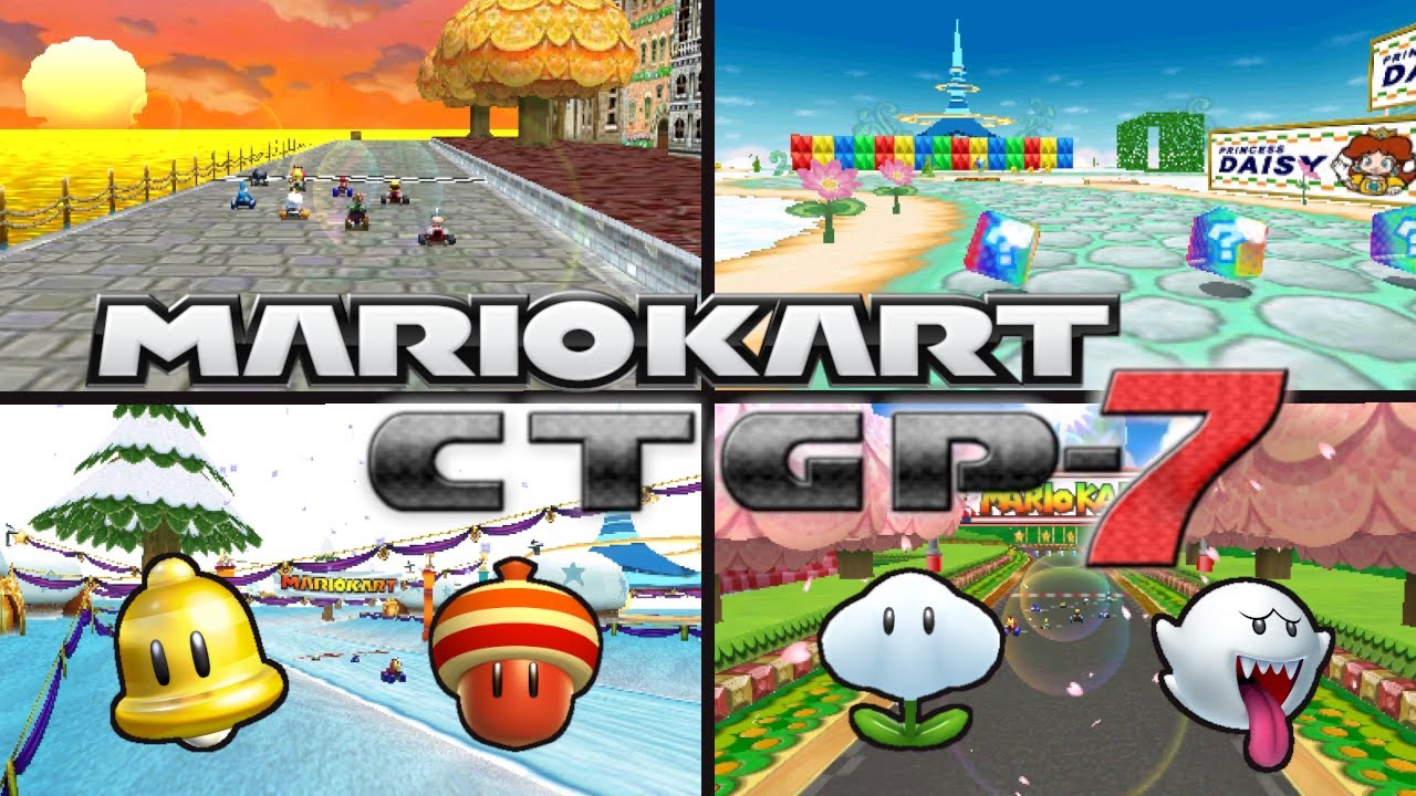 Mario Kart CTGP 7 - Bell, Acorn, Cloud & Boo Cup